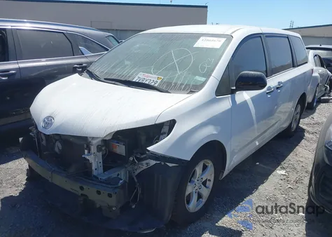 2017 Toyota Sienna L 7 Passenger из США, поврежденный, VIN 5TDZZ3DC8HS770779